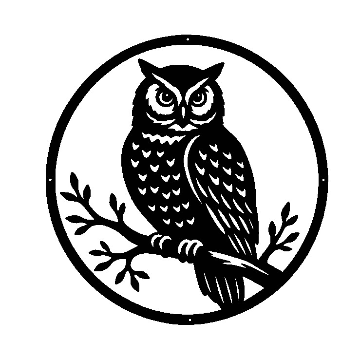 Muurdecoratie - The Owl - Heritage collectie